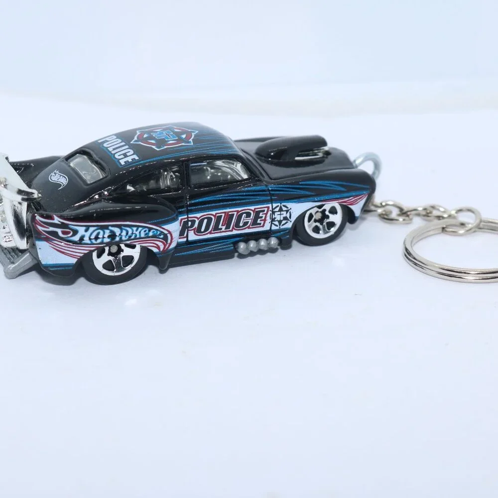 Hot Wheels 2001 Jaded Police version custom keychain 1/64 scale